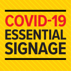 COVID19 essential signage